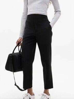 Athleta High Rise Stellar Trouser Black Size 12